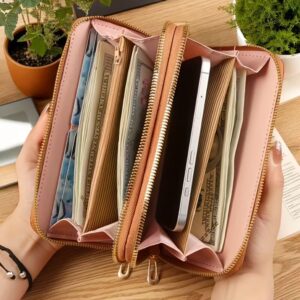 Women’s Compact Zipper Wallet with Card Slots