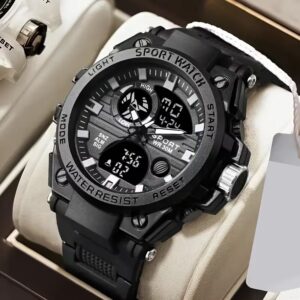 Dual Display Digital Analog Sport Watch